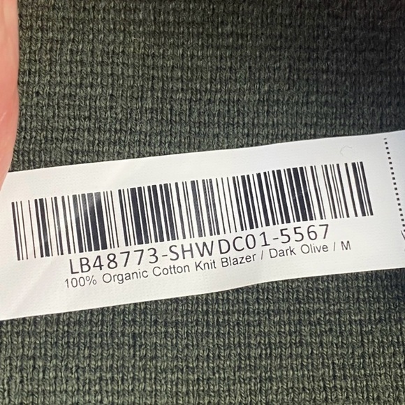 Quince 100% Organic Cotton Knit Blazer - Picture 6 of 6